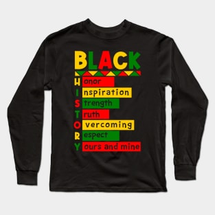 Black History Long Sleeve T-Shirt